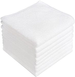 AIDEA Bayetas de Limpieza de Microfibra 8 Unidades,Toallas de Limpieza Reutilizables Multifuncionales,Paños de Limpieza Lavable sin Rayas sin Pelusa para Casa,Cocina, Automóvil,Ventanas 29x29cm