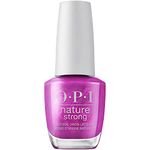 OPI Nature Strong Nail Polish | Quick Dry Vegan Nail Varnish with Long-Lasting Results | Made with Natural Ingredients | Pink Shades | Thistle Make You Bloom | 15 ml