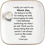 Titanape Thank You Gifts Appreciation Gift Trinket Dish for Friend Mum Wife Thank you for being in my life .., Thank You Teacher Gifts for Women Birthday Valentines