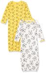 Amazon Essentials Disney | Marvel | Star Wars Baby Boys' Sleeper Gowns, Pack of 2, Winnie the Pooh Oh Bother!, 6 Months