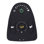 AlveyTech Keypad for 4-Key Dynamic Shark DK-REMD01 and DK-REMD02 (MK5 SPJ+) Joysticks - Replacement Power Chair Joystick Controller Rubber Pad (MC-GLA80843 / 1165094/82674 / 301201-22 / PLSINDV1264)