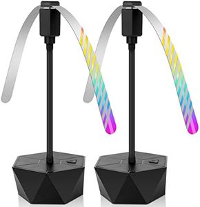 AMFUN 2PCS Ventilador Repelente de Moscas eléctrico sin olores, Ventilador Repelente de Mosca, Ventilador Repelente de Insectos Eléctrico, Plegable y Colgante Repelente de Moscas