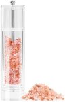 Acrylic Pepper Pepper Mill,Adjustable Coarseness Manual Pepper Mill and Salt Shaker,Clear Acrylic Salt and Pepper Grinder for Pepper, Cumin, Sea Salt,Dry pepper and more-8.5 Inches（Cylindrical）