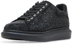 Steve Madden Men's Icebox Sneaker, Black Rhinestone, 12