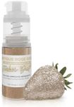 Tinker Dust - Antique Rose Gold (4g, 1x Mini Pump) Edible Glitter for Desserts, Beverages, Cupcakes, Cake Pops and Cookies by Bakell