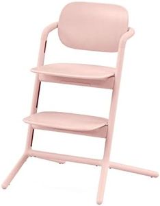 Cybex LEMO Chair (2022 Renewal Model) Pearl Pink Long Youth High Chair for Newborns and Adults