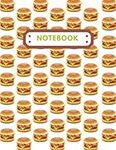 Yummy Hamburger: Hamburger Tiled Food Fun Notebook