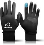 Winter Gloves for Kids Touchscreen Boys Girls Running Cycling Pair, Youth Lightweight Warm Thermal Touch Screen Gloves for Texting Hiking Skating (Black, Large)