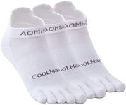 aomagic Men & Women's Five Toe Sock