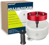 Hole Saw Dust Bowl for Installing Recessed Lights, Works with Hole Saws (1, 6" Hole Saw Dust Bowl Set)