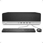 HP Elitedesk 800 G3 SFF High Performance Business Computer, Intel Quad-Core i5-6500 up to 3.6GHz, 8GB DDR4, 256GB PCIe SSD+500GB HDD, DP, VGA, DVD-RW, Win 10 Pro (Renewed)