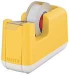 Leitz Tape Dispenser, Heavy Base With Tape, Cosy Range, Warm Yellow, 53670019