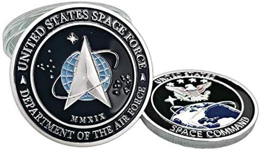 United States Space Force Logo Challenge Coin US Command