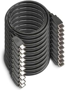 OREI 4K UHD@60Hz HDMI 2.0 Cable 6ft 10-Pack - 18Gbps, ARC/CEC, HDCP 2.2, ARC