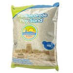 Classic Sand and Play Sand for Sandbox, Table, Therapy, and Outdoor Use, 5 lb. Bag, Natural, Non-Toxic, Wet Castle Building for Creativity and Stimulates Sensory Skills