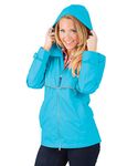 Charles River Apparel Women's Englander Waterproof Rain Jacket, Wave Reflective, Medium