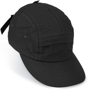CLAPE 5 Panel Hat for Men, Curved Brim UPF50+ Sun Hats Quick Dry Outdoor Sports Running Hat Baseball Cap