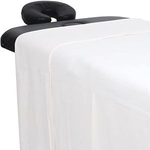 ForPro Professional Collection Premium Checker Weave Thermal Massage Blanket, 100% Cotton, for Massage Tables, Beds, Sofas, 66" x 90", White