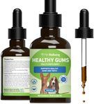 Pet Wellbeing Healthy Gums - Dog Periodontal Health - A Natural, Herbal Supplement for Healthy Gums, Teeth and Breath 2 Ounces