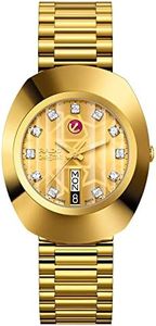 Rado Unisex Original Stainless Steel Swiss Automatic Watch, Yellow (R12413503)