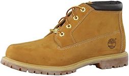 Timberland Women's Nellie Mid Lace Waterproof Chukka Boot, Wheat Nubuck, US 5