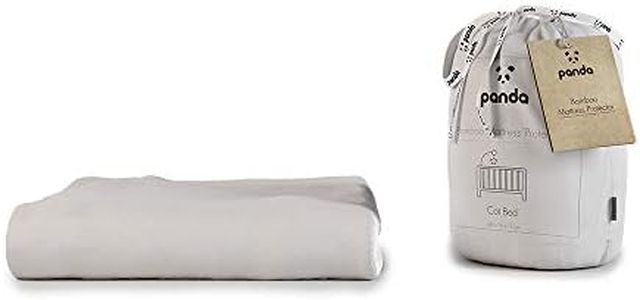 Panda Bamboo Mattress Protector (Cot Bed: 70 x 140 x 15 cm)