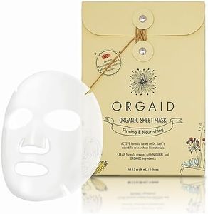 ORGAID Organic Sheet Mask | Made in USA (Greek Yogurt & Nourishing, pack of 4)