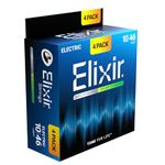 Elixir® Strings Electric Guitar Strings with OPTIWEB® Technology, Light (.010-.046) - Amazon Exclusive 4 Pack