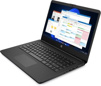 HP Stream 14" Laptop – Intel N4120, 4GB RAM, 64GB eMMC, HD Display, Jet Black