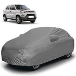 AUTOGUYS PM-I Car Body Cover for Maruti S-Presso [Year 2019 Onwards] - Dust & UV Proof Premium Matty Car Cover with 3 Body Belts