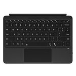 Magnetic Bluetooth Keyboard Cover for Surface Pro 12" 1st 12 inch Laptop Released in 2025 with Backlit (Black)