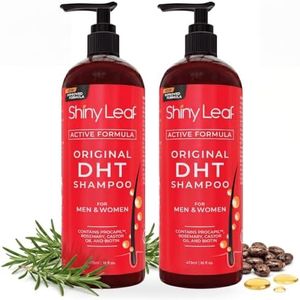 DHT Blocking Shampoo for Hair Growth and Thinning Hair Treatment - Active Natural Formula, Reduces Shedding for Men & Women (2 Pack)