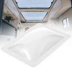 ZhiSheng SL1422S RV Skylight Outer Dome,18"x26" OD Universal Skylight Fits Travel Trailer RV Camper Truck All Standard 14" x 22" Skylight Openings, Skylight SL1422W (White)