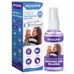 WEALLIN Cats Calming Spray-60ML, Natural Calming Solution for Cats-Cat Facial Pheromone, Reduce Stress, Anxiety, Scratching, Hiding, Suit for Home, Travel, Vet Visits, Protect Furniture, Floors