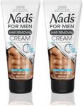 Nad's for Men Hair Removal Cream, Depilatory Cream for Chest, Back, Legs & Arms, 200ml (Pack of 2)
