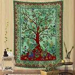 Zussun Green Tree of Life Tapestry 