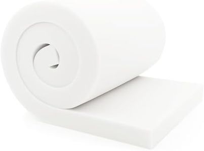 Vicatiful High-Density Upholstery Foam Padding (6" x 24" x 72")，Memory Foam for Couch Seat Cushion Replacement, Chair Foam, Square Padding for Seats