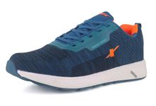 Sparx Mens SM 687 | Enhanced Durability & Soft Cushion | Blue Running Shoe - 8 UK (SM 687)