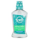 Tom's of Maine Natural Wicked Fresh! Mouthwash, Cool Mountain Mint, 16 Ounce