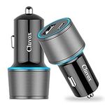 Cluvox 35W USB C Car Charger, 2 Pac