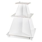 Ginger Ray 3 Tier Drinks Stand Decoration for Weddings, Hen Parties, White