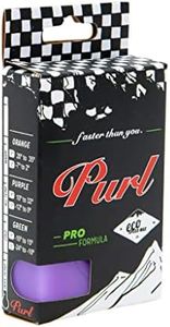 PURL PRO Ski & Snowboard Wax- Competition Wax - Race Wax (PRO Purple: 10° F to 32° F)