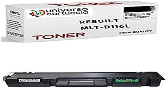 Toner D116L Nero Compatibile per Samsung XPRESS M2625 2675 2825 2875 2835 2885 MLT-D116L, Capacità: 3.000 Pagine