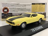 1973 Ford Mustang Mach 1 Yellow Eleanor" "Gone in Sixty Seconds" Movie (1974) 1/43 by Greenlight 86412"