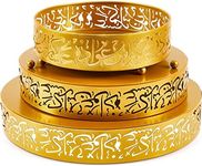 3 Pieces Ramadan Eid Plate Iron Ser