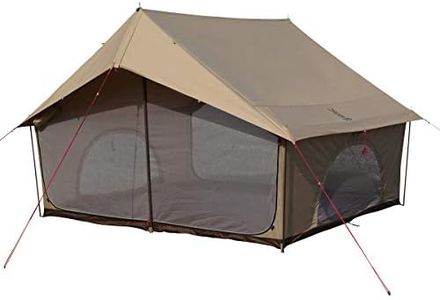 DOD T5-668-TN Classic Look Home Tent Poly Cotton Fabric for 5 Person Camping & Hiking
