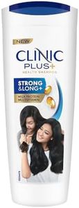 Clinic Plus Strong & Long Shampoo 355Ml, With Milk Proteins & Multivitamins For Healthy And Long Hair - Strengthening Shampoo For Hair Growth