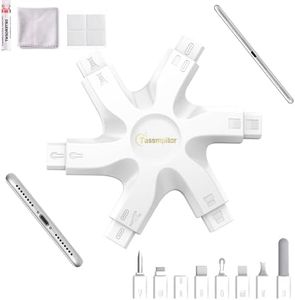 iPhone Cleaning Kit Port Cleaner - Repair & Restore Tool for iPad Pro Watch Cell Phone Charging Port, Lightning Charger Cables Speaker Airpod Cleaning Putty Dust for All Devices - Snowflake Multitool