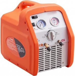 Woarvst Portable Refrigerant Recovery Machine 3/4 HP AC Recovery Machine for Car Air Conditioning Vapor Liquid Refrigerant Recov