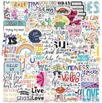 52 Pcs Inspirational Words Stickers